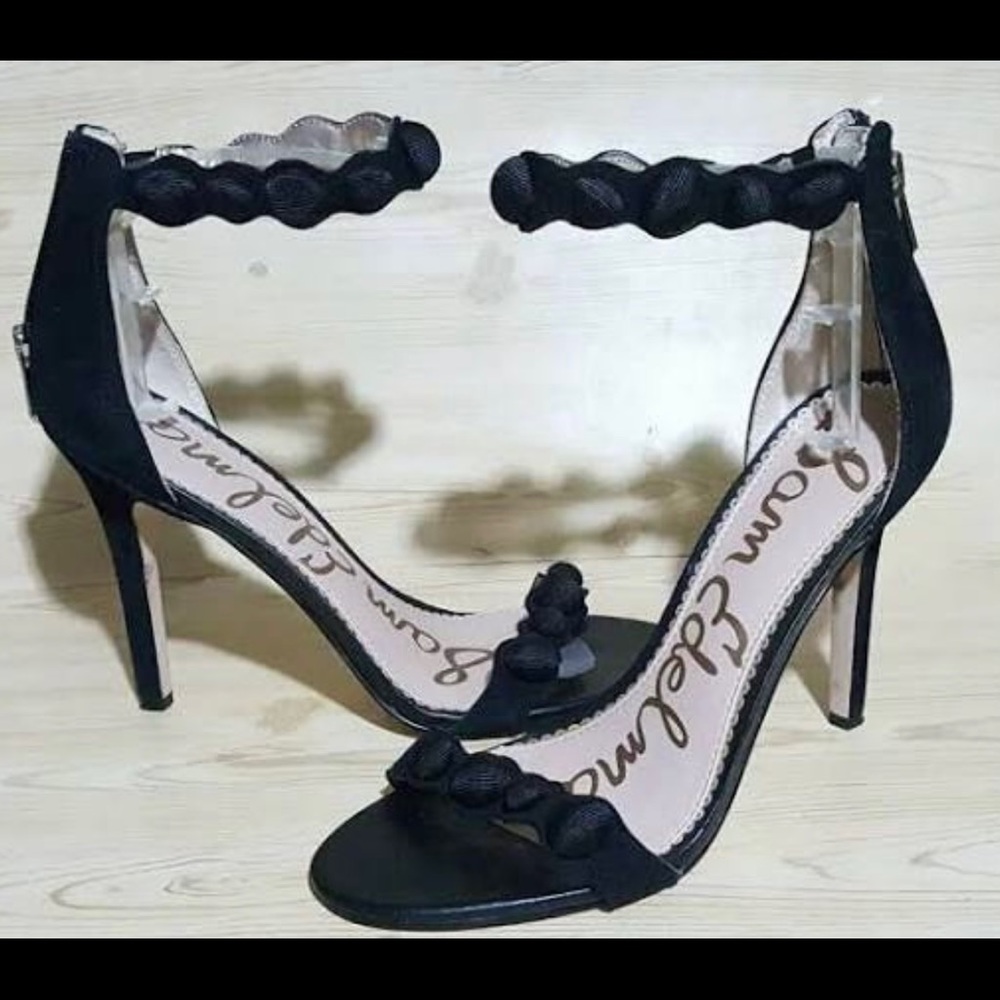 Sam Edelman, black suede shoes